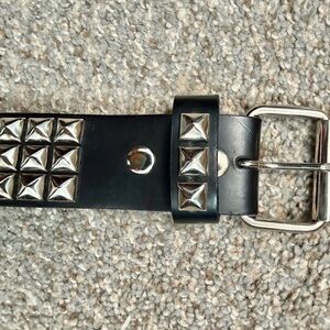 Hot Topic Black Studded Belt